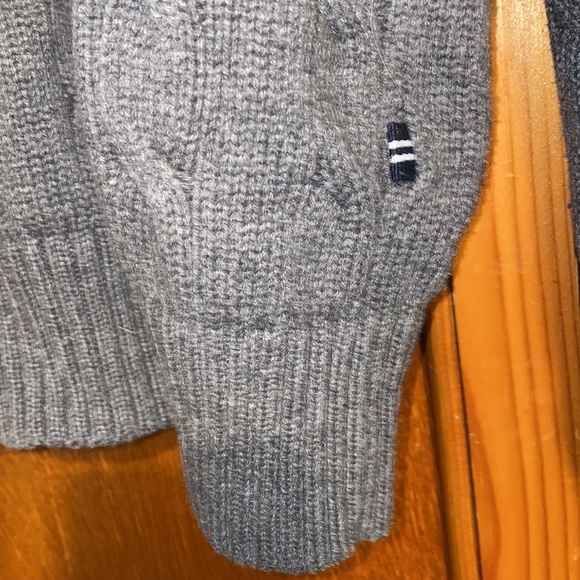 Nautica Grey Cable Knit Sweater - Picture 7 of 11